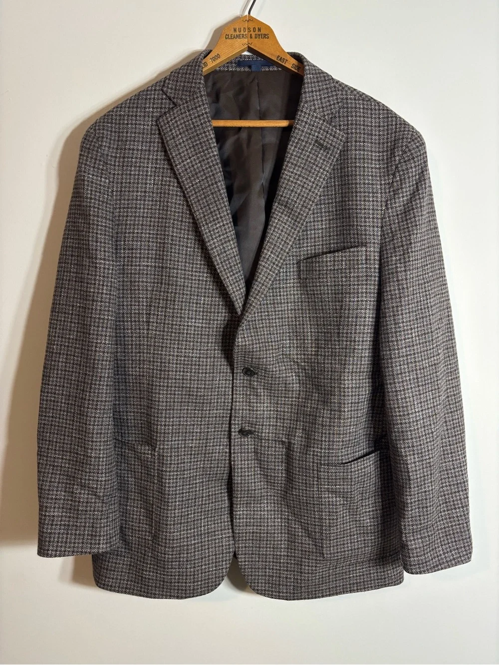 Jos A Bank 1905 Tollegno 1900 Brown Tweed Blazer 46R